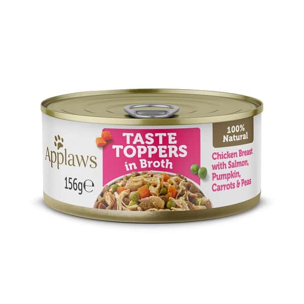 Applaws 狗罐頭 天然優質雞柳及三文魚及蔬菜 Chicken Breast with Salmon and Vegetables 156g (3034) (轉了新包裝一箱12罐) (圖片1)
