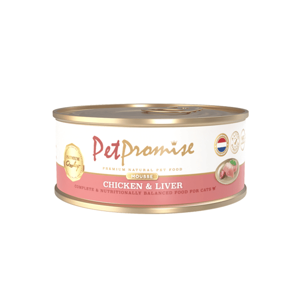 Pet Promise Premium Canned Food Complete and Balanced Chicken & Chicken Liver Mousse 40g (圖片1)