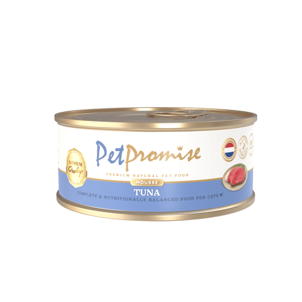 Pet Promise 貓罐頭 荷蘭罐 AAFCO 主食罐 吞拿魚慕斯 40g - 限時試食價 (圖片1)