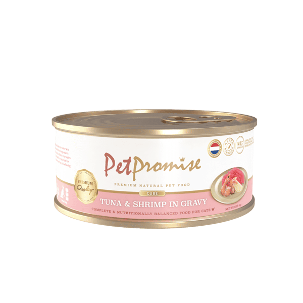 Pet Promise Premium Canned Food Complete and Balanced Tuna & Shrimp In Gravy 80g (圖片3)