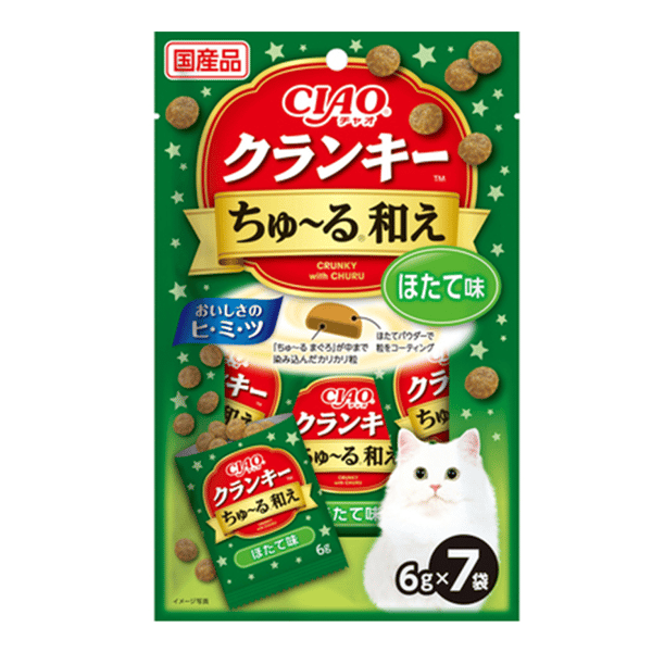 CIAO 貓零食 夾心餅 扇貝味 6g×7袋 (P-461) (圖片1)