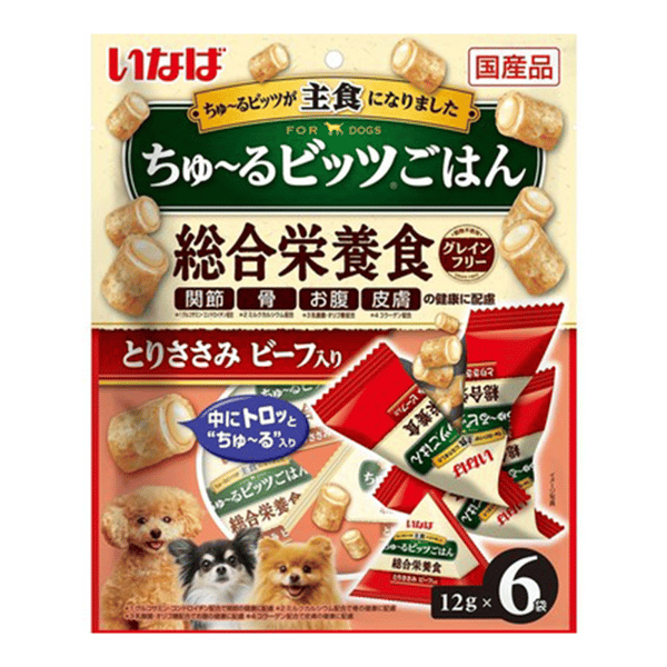 CIAO Dog Snacks Multi-Nutrition Sandwich with Beef and Chicken Flavor 12g x 6 pieces (DS-365) (圖片1)