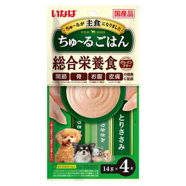 CIAO CIAO 狗肉泥 主食肉醬系列 雞肉味 14g×4本 14g  正面圖