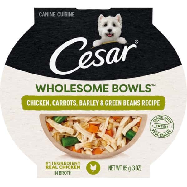 Cesar西莎 Cesar西莎 鮮肉主食碗 雞肉及蔬菜 85g 85g 正面圖