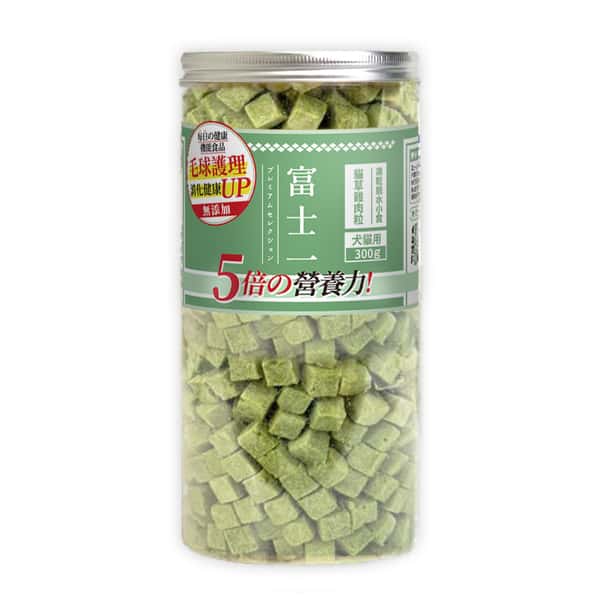 富士一 富士一 凍乾小食 去毛球貓草雞肉粒 300g 300g 正面圖