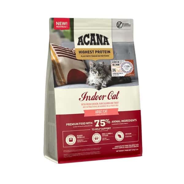 ACANA ACANA 愛肯拿 貓糧 高蛋白室內成貓糧 1.8kg 8kg  正面圖