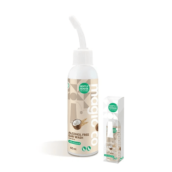 Magicoco 燕麥潔耳液 Gently Remove Alcohol Free Ear Wash for Pets with coconut oil (貓犬通用) 60ml (MC2699) (圖片1)