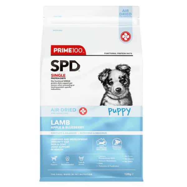 PRIME100 Air Dried 狗糧 幼犬糧 羊肉併蘋果藍莓 120g (20250418) (圖片1)