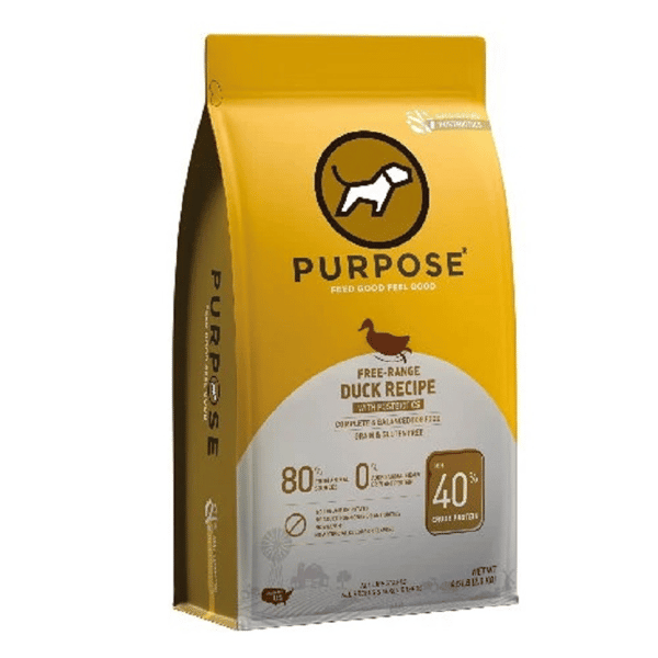 PURPOSE 狗糧 無穀物 鴨肉 + 白魚 全犬 ( 後生元 ) 配方 20lb (678137X2) (圖片1)