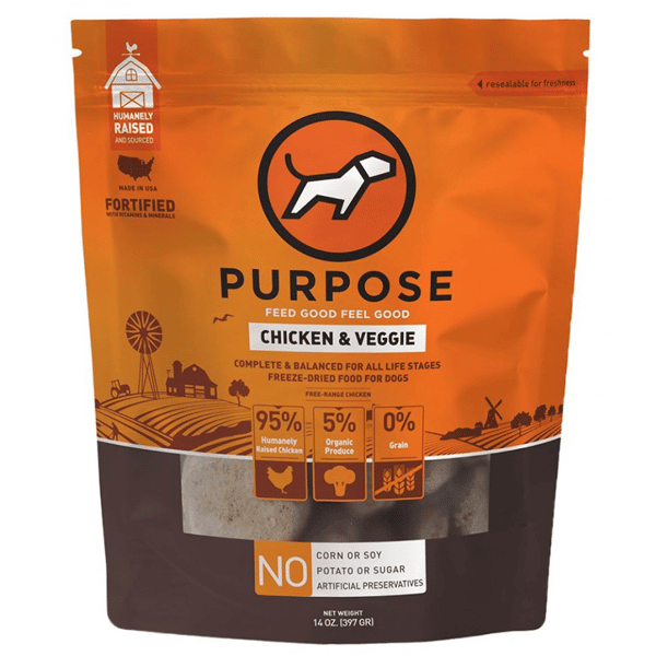 PURPOSE 狗糧 凍乾脫水生肉 單一蛋白 雞肉 2.5oz (678175) (圖片1)
