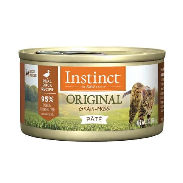 Instinct Instinct 貓罐頭 無穀物鴨肉配方 3oz 3oz 正面圖
