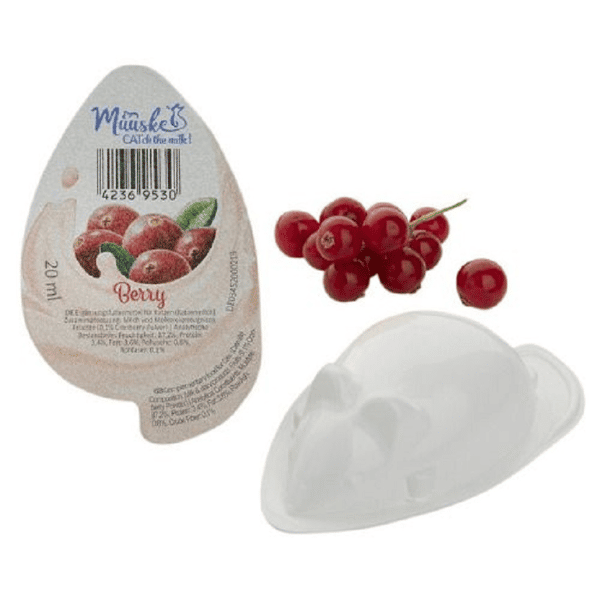 Muuske 妙奇 貓零食 Berry 蔓越莓牛奶 20ml (26pcs/盒) (541124A) (圖片1)