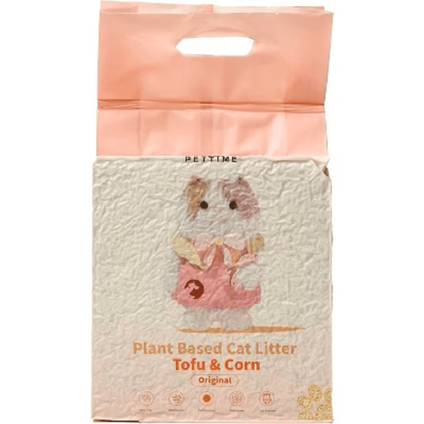 PETTIME Tofu & Corn 小米 混合貓砂 原味7L (829439) (圖片1)