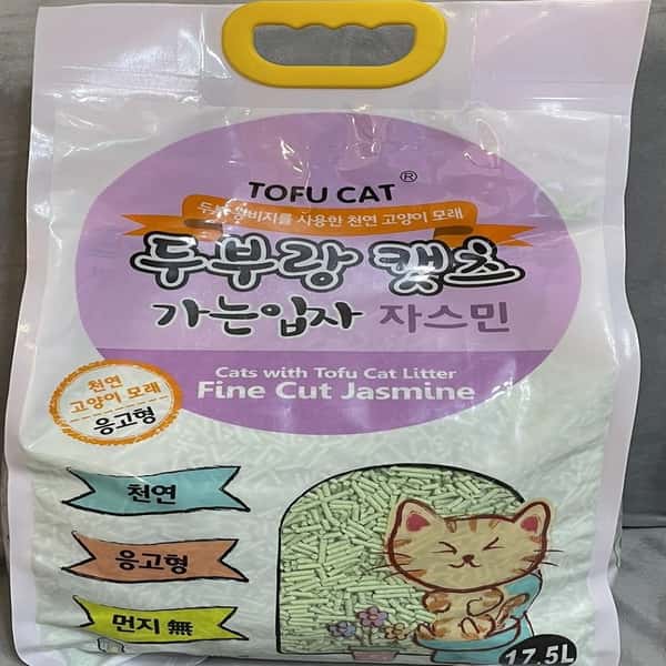 TOFU TOFU CAT 豆腐3.0貓砂 綠茶味 17.5L 5L  正面圖