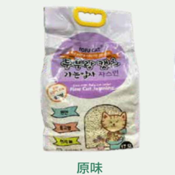 TOFU TOFU CAT 豆腐3.0貓砂 原味 17.5L 5L 正面圖