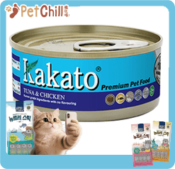 Kakato Kakato 罐頭 貓狗罐頭 吞拿魚及雞肉 170g 170g  正面圖