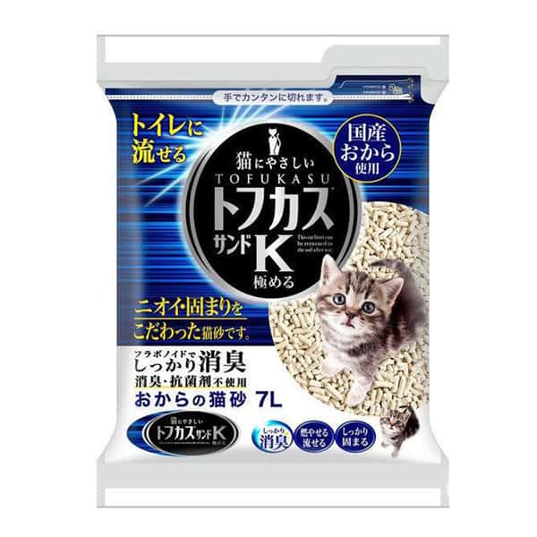 日本爽快K 豆腐貓砂 長條型 7L (藍) (GT002) (圖片1)