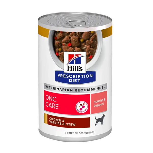 Hills 處方糧 狗罐頭 ONC CARE 腫瘤照護配方罐頭 雞肉燉蔬菜味 12.5oz (圖片1)