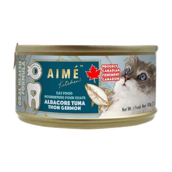 AIME Kitchen 貓罐頭 口腔強健系列 長鰭吞拿魚鮮肉罐 100g (H6613) (圖片1)