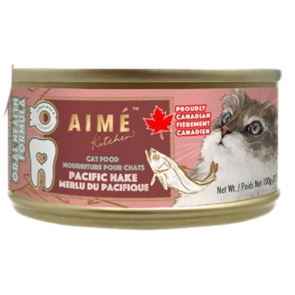 AIME Kitchen 貓罐頭 口腔強健系列 太平洋鱈魚鮮肉罐 100g (H6614) (圖片1)