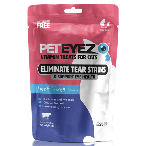Pet Eyez 貓用小食 減淚痕保健凍乾肉 牛肝味 1oz (51401) (圖片1)