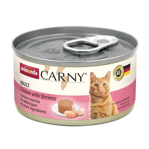 Animonda Carny 無穀物主食罐 成貓雞肉蝦配方 85g (圖片1)