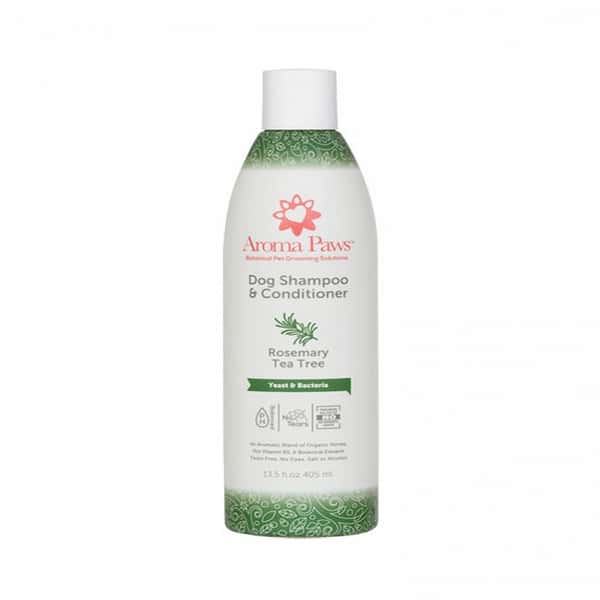 Aroma Aroma Paws 毛髮再生抗菌洗護二合一 迷迭香茶樹洗毛護毛素 13.5oz 5oz 犬用 正面圖