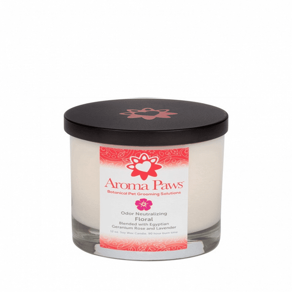 Aroma Paws 天然大豆除味香薰蠟燭 花香 12oz (AP203) (圖片1)