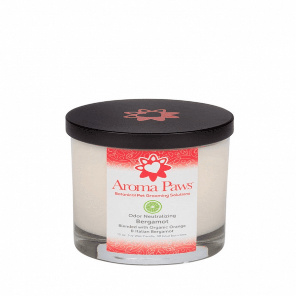 Aroma Aroma Paws 天然大豆除味香薰蠟燭 佛手柑 12oz 12oz  正面圖