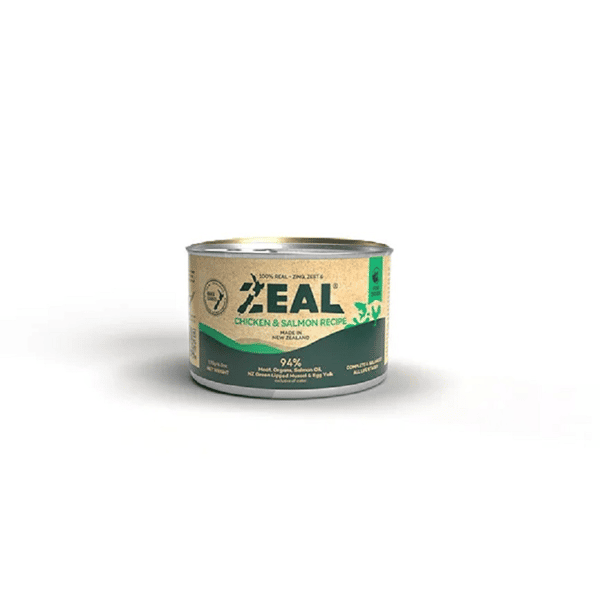 ZEAL 狗罐頭 無穀物鮮肉罐頭系列 雞+皇帝三文魚配方 170g (NP164) (圖片1)