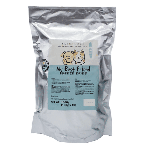 My My Best Friend 脫水貓狗小食 鴨肉粒 1kg 1kg 正面圖