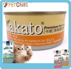 Kakato 罐頭 貓狗罐頭 沙甸魚頭及南瓜 170g (貓狗共用) (圖片1)