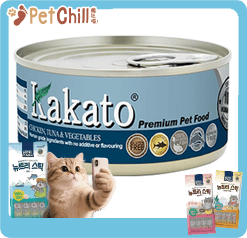 Kakato Kakato 罐頭 貓狗罐頭 雞肉及吞拿魚+蔬菜 170g 170g  正面圖
