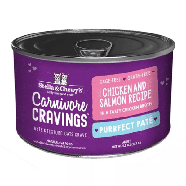 Stella & Chewy's 無穀物主食貓罐頭 滋味骨湯肉醬 成貓配方 雞+三文魚 5.2oz (PPC-CS-5.2) (圖片1)