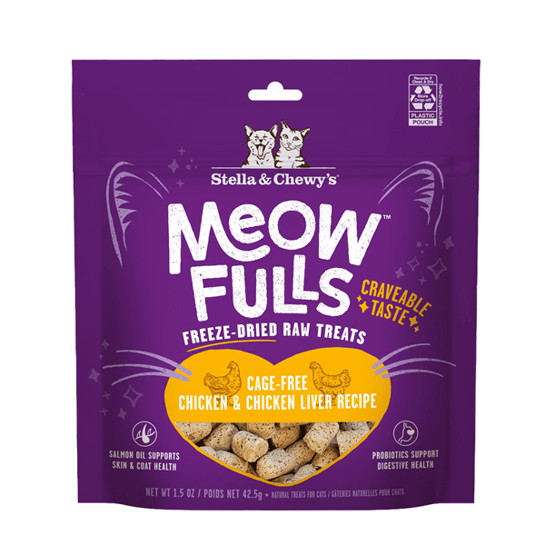 Stella & Chewy's 喵呼！貓凍乾小食 雞肉+雞肝 1.5oz (MF-CCL-1.5) (圖片1)