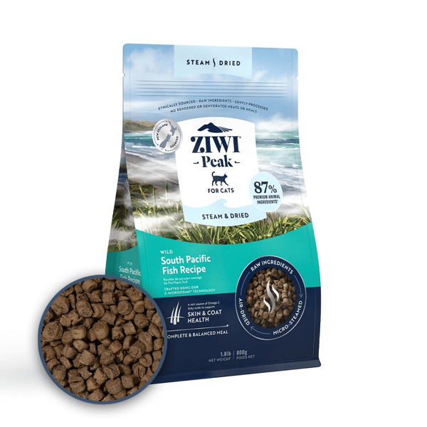 ZiwiPeak 貓糧 微蒸風乾系列 野生南太平洋魚 食譜 800g (ZSCF) (圖片1)