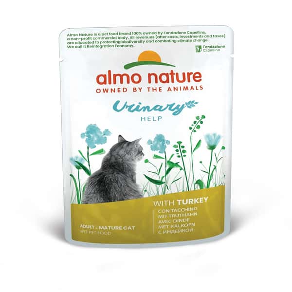 Almo Almo Nature Urinary Help 尿道護理貓鮮包 火雞 70g 70g 正面圖