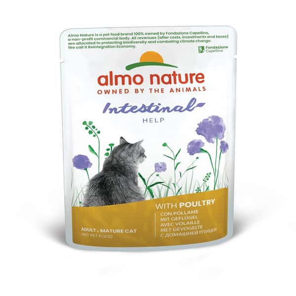 Almo Almo Nature Intestinal Help 腸胃護理貓鮮包 家禽 70g 70g 正面圖