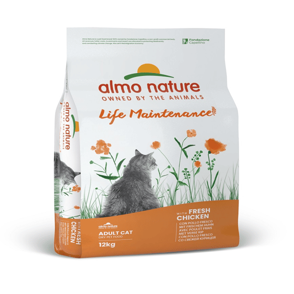 Almo Almo Nature Holistic 貓糧 成貓糧新鮮雞肉 12kg 12kg 正面圖