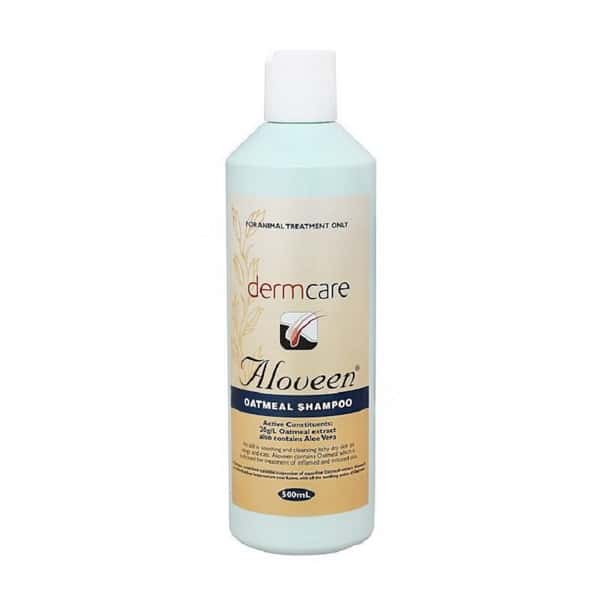 三條毛 三條毛 Dermcare Aloveen Shampoo 猫犬用 燕麥沖涼液 500ml 500ml 猫犬用 正面圖