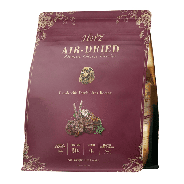 Herz Dry Dog Food AIR-DRIED Lamb with Duck Liver Recipe 1kg (EPD021) (圖片1)