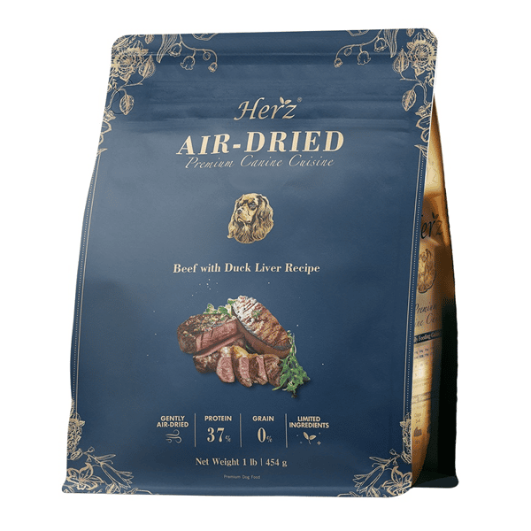Herz赫緻 美饌頂級低溫風乾犬糧 嫩牛佐頂級鴨肝 1lb (EPD040) (圖片1)