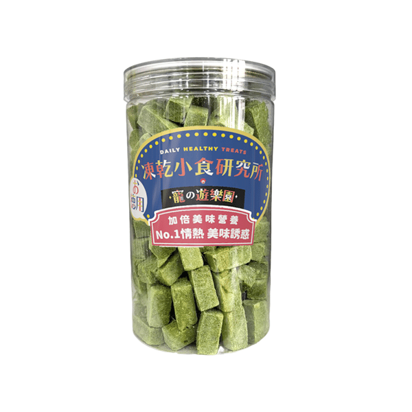 凍乾小食研究所 x 寵之遊樂園 凍乾 貓零食 貓草雞肉粒 100g (圖片1)