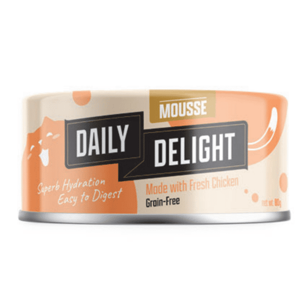 Daily Delight Mousse慕絲系列 貓罐頭 鮮雞肉 80g (DD62) (圖片1)