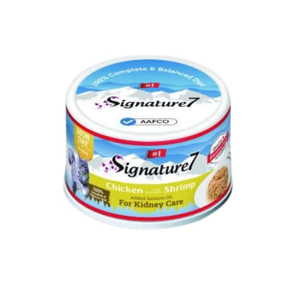 Signature7 Signature7 貓罐頭 營養肉湯罐罐 腎臟護理 雞肉+蝦 70g 70g  正面圖