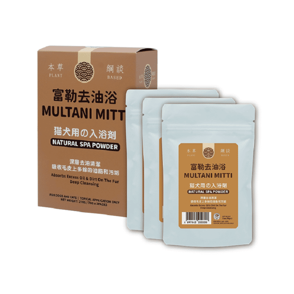 貓犬王 貓犬用 富勒去油浴敷膜水療粉 210g(3x70g) (CDK2031) (圖片1)