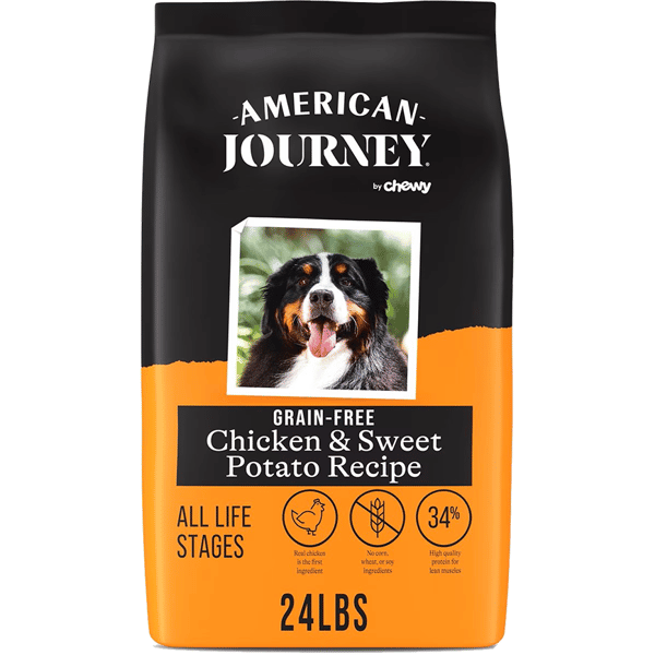American Journey 狗糧 全犬糧 無穀物雞肉+甜薯配方 24lbs (AJDC24) (圖片1)
