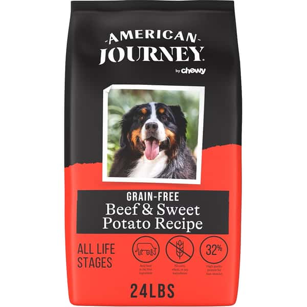 American American Journey 狗糧 全犬糧 無穀物牛肉+甜薯配方 4lbs 4lb  正面圖