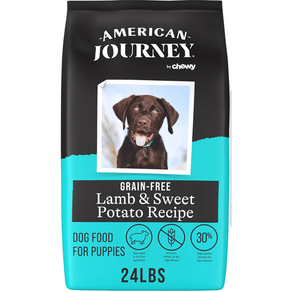 American Journey 狗糧 幼犬糧 無穀物羊肉+甜薯配方 24lbs 或 (2包12kg夾袋) (AJDPL24) (圖片1)