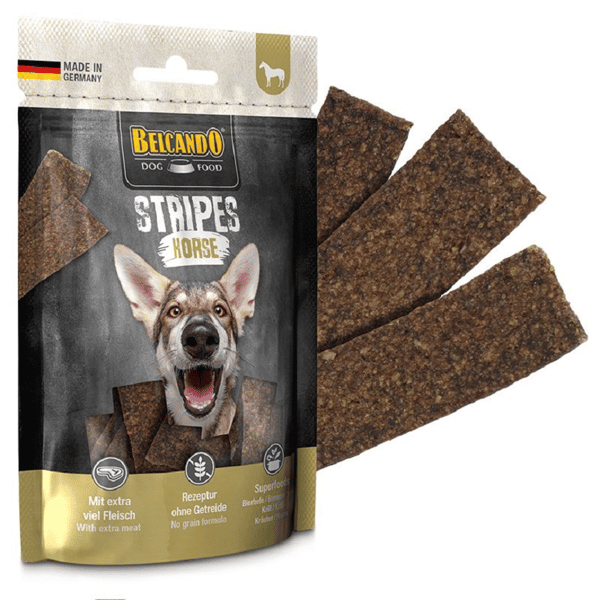 Belcando Dog Snacks Stripes Horse 70g (圖片1)